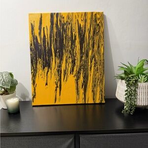 Original  Abstract Art 16x20 One Of Kind Handmade Painting On Canvas